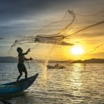 fishing, fisherman, sunset-3062034.jpg